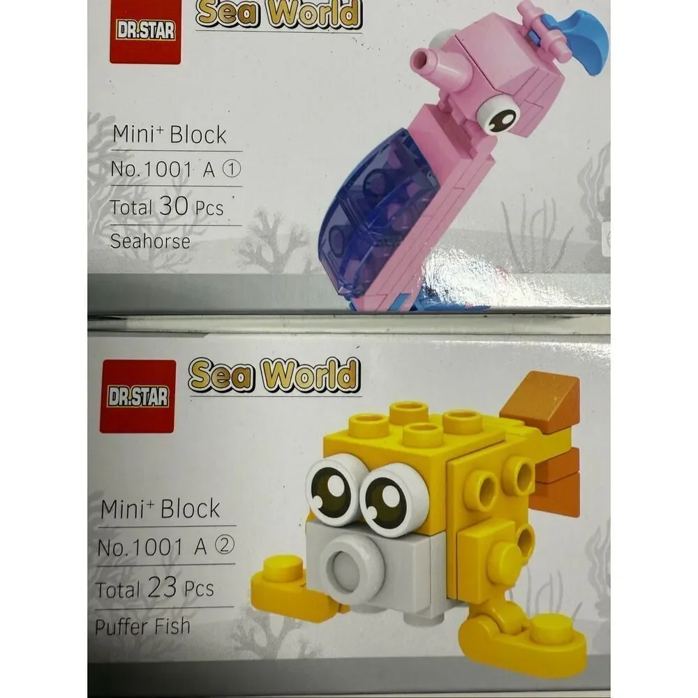 DR STAR DIY Sea World Mini Blocks 12 pcs Set